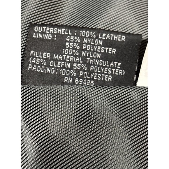 Wilsons Pelle Studio Leather Jacket Mens XL Driving Coat Black 4 Button - Primo! - Picture 9 of 16